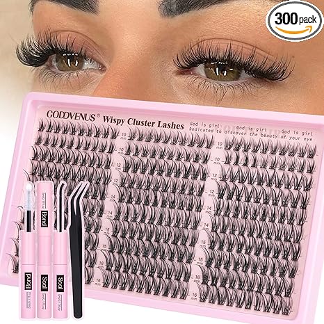 Goddvenus Lash Clusters Kit 300pcs