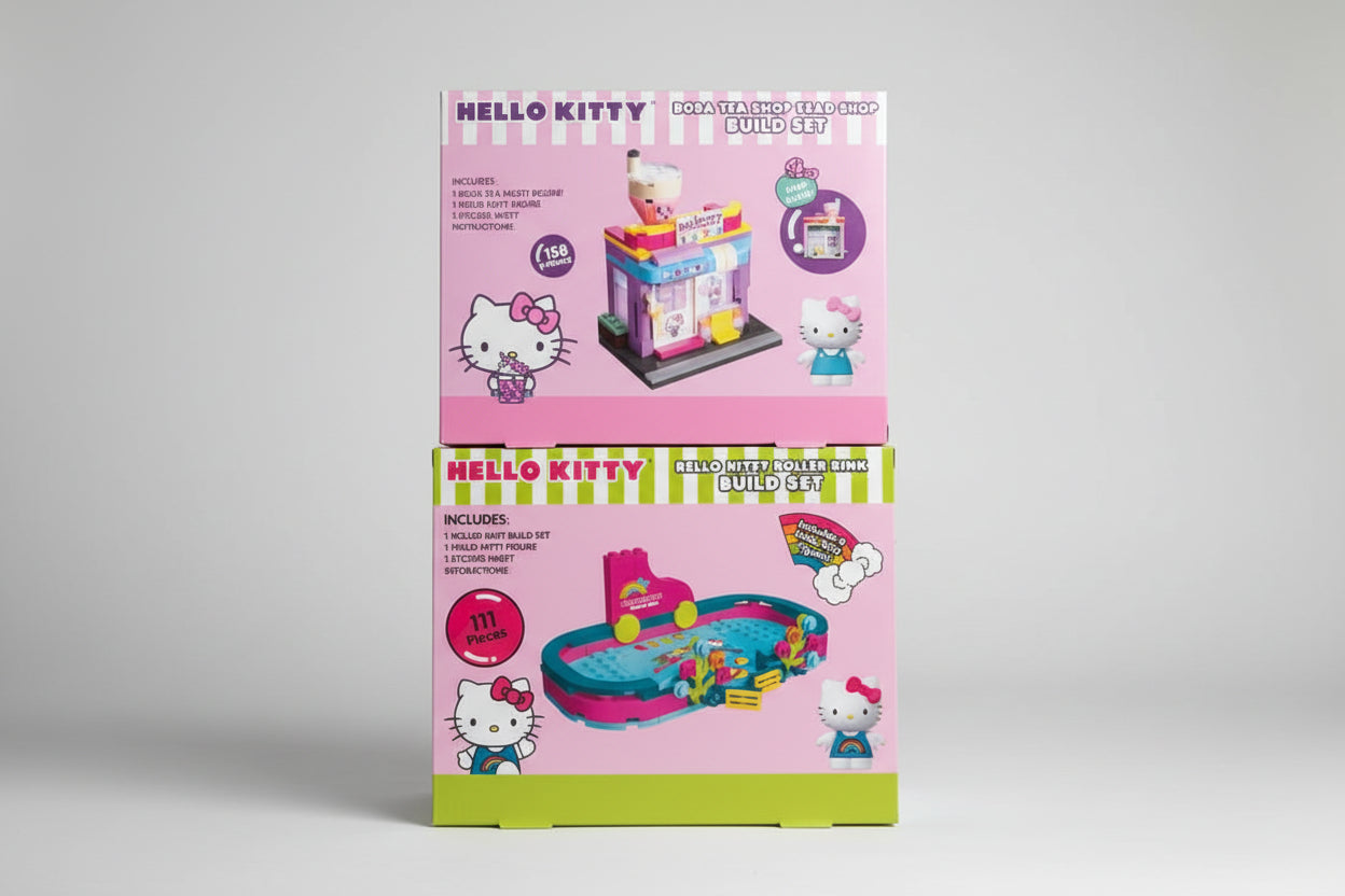 Hello Kitty Tea Shop Build Set – 158 Pieces