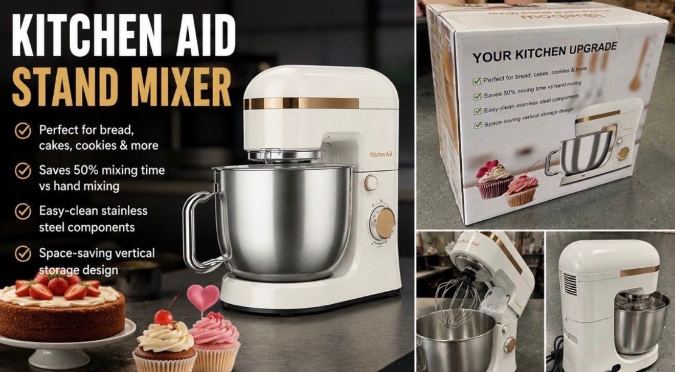 KitchenAid-Style Stand Mixer