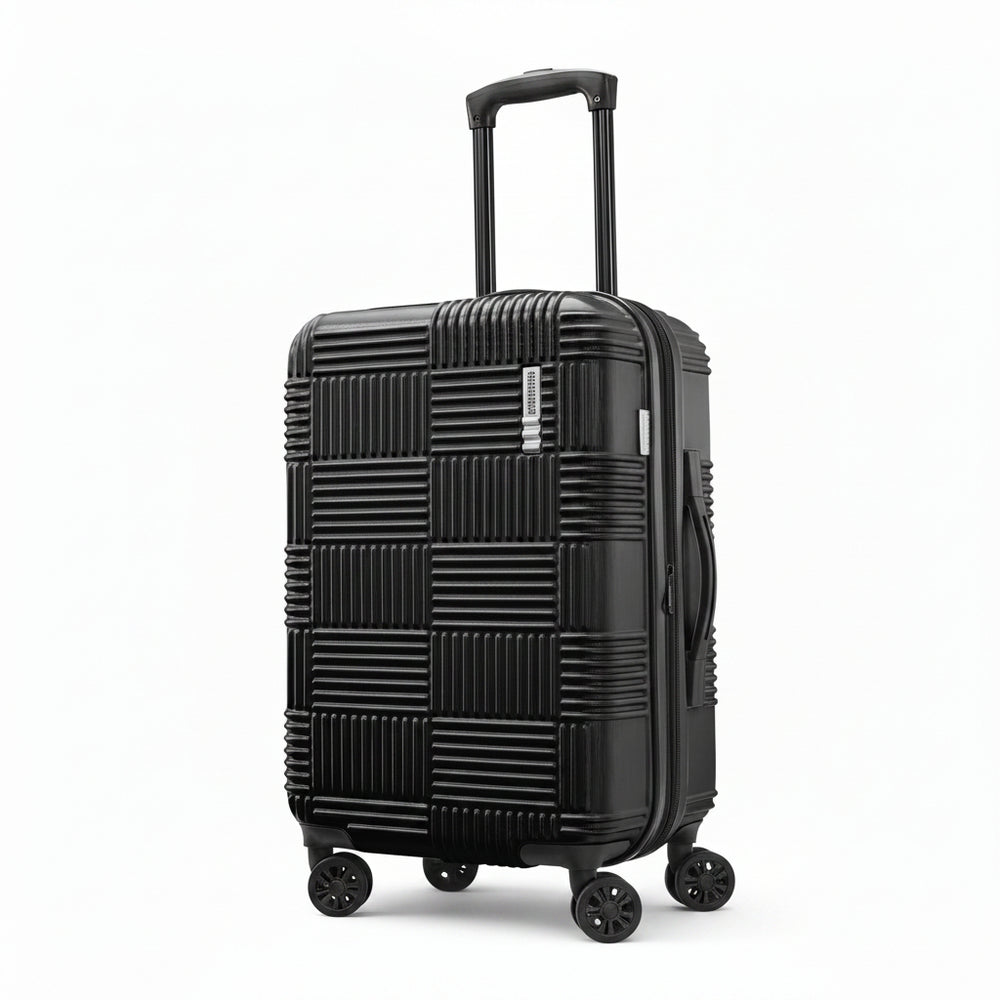 American Tourister Black Luggage side view