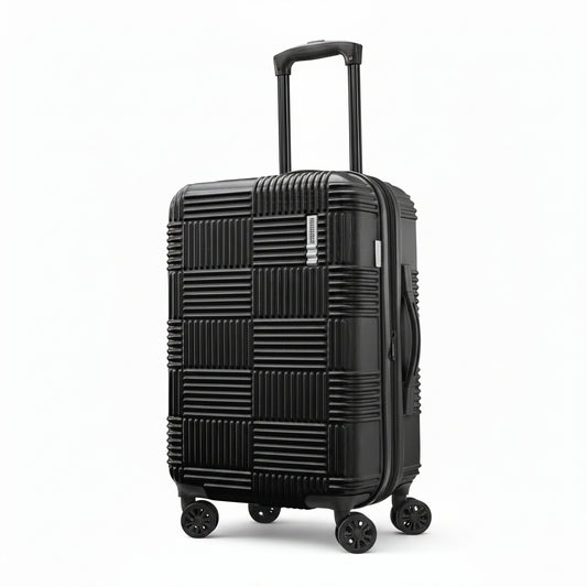 American Tourister Black Luggage side view