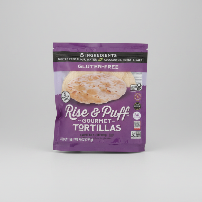 Rise & Puff Gourmet Gluten Free Tortillas