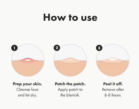 How to use - Prep, Patch, Peel