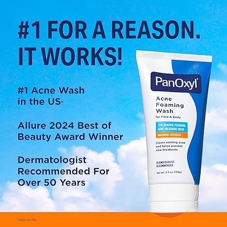 #1 Acne Wash in the US - Allure 2024 Best of Beauty Award Winner - Dermatologist Recommended 50 Years