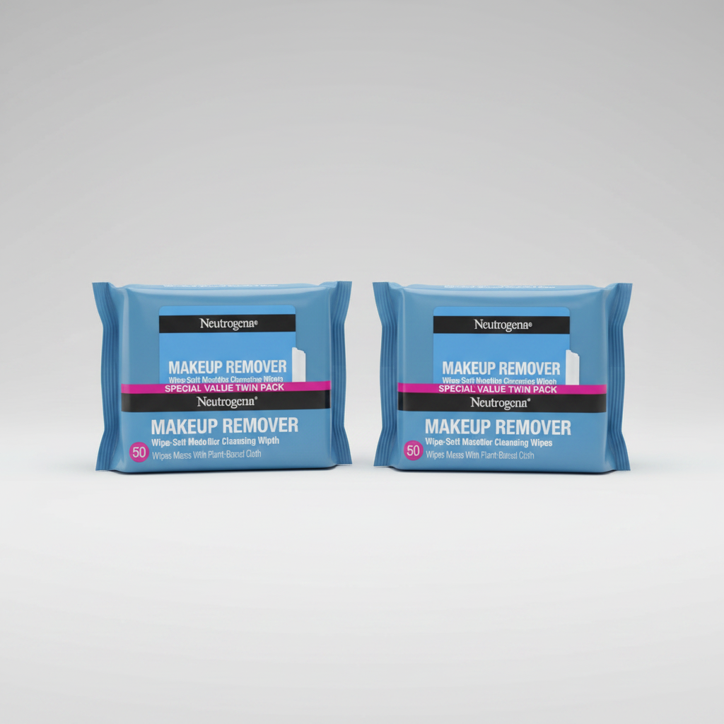 Neutrogena Makeup Remover Micellar Wipes 2 Pack of 25ct