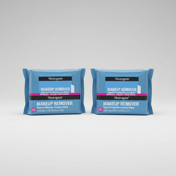 Neutrogena Makeup Remover Micellar Wipes 2 Pack of 25ct
