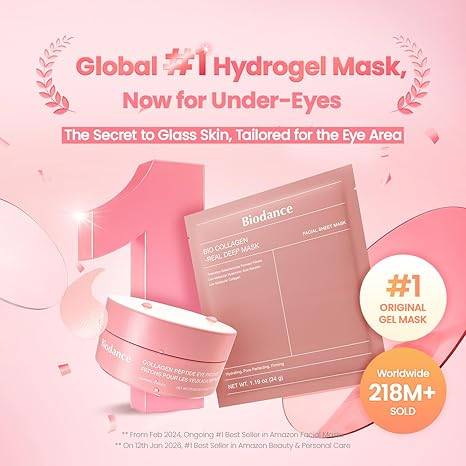 Global #1 Hydrogel Mask - 218M+ sold worldwide
