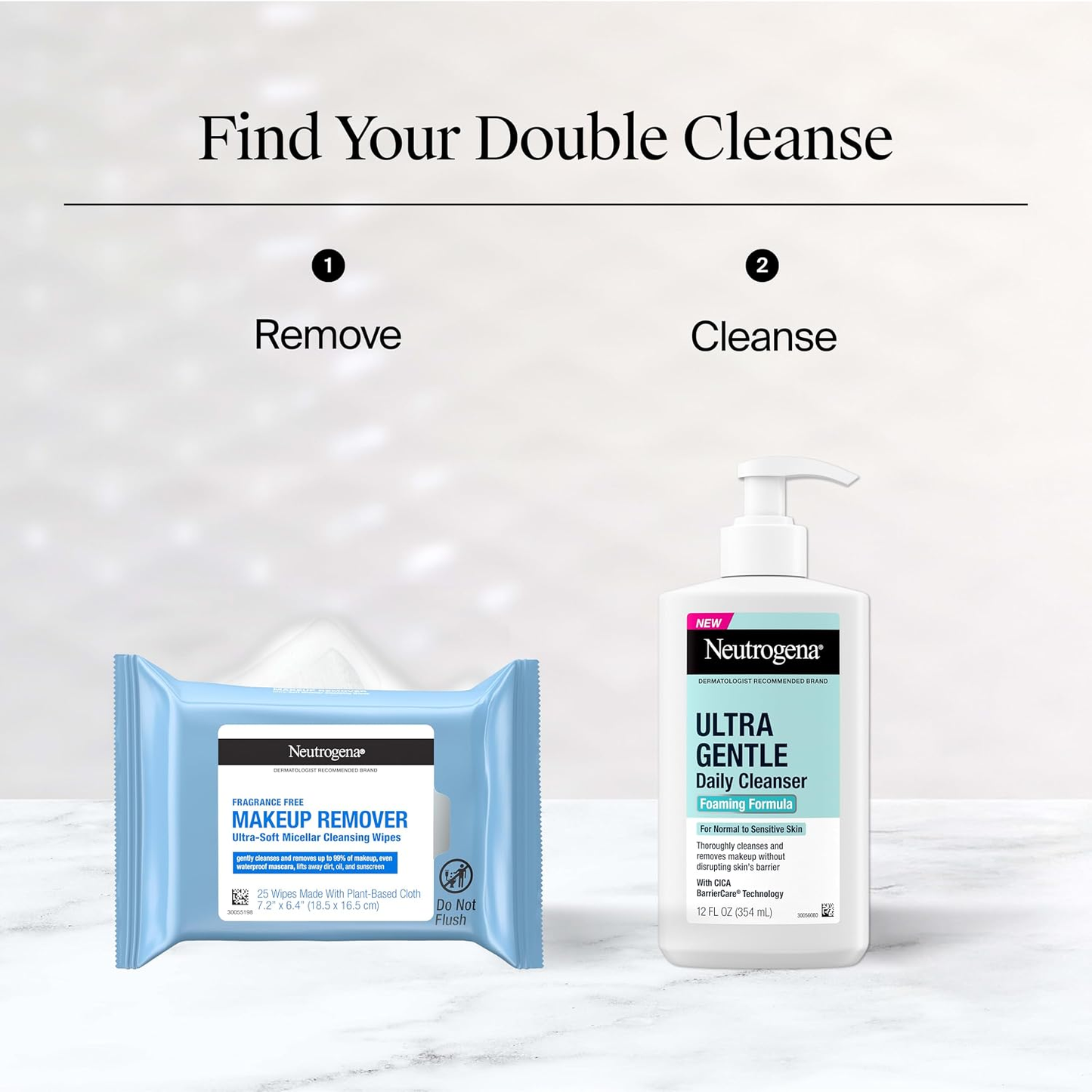 Find Your Double Cleanse - Remove then Cleanse with Neutrogena