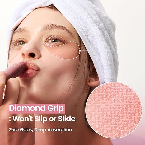 Diamond Grip - won't slip or slide, zero gaps deep absorption